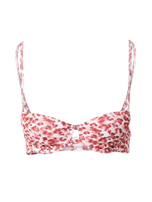 Hunkemöller Bikinioverdel 'Tobago'  lilla / carminrød / hvid