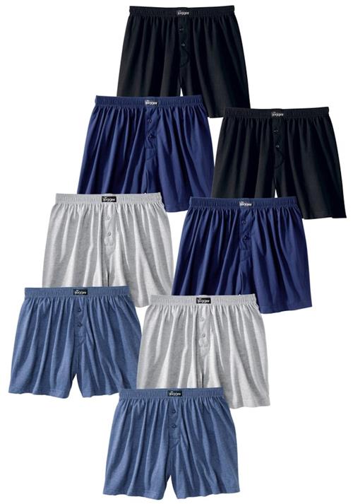 LE JOGGER Boksershorts  blå / grå / sort
