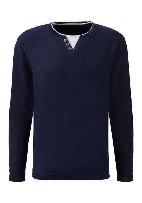H.I.S Pullover  navy / hvid