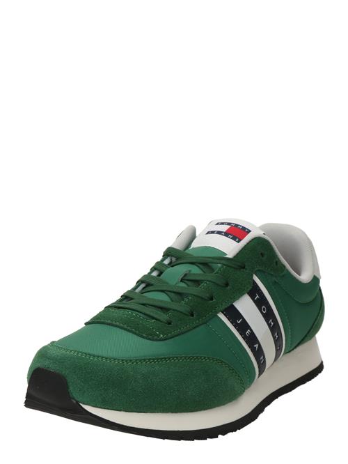 Tommy Jeans Sneaker low 'Essential'  navy / mørkegrøn / offwhite