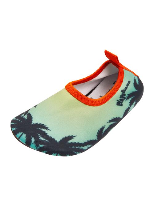 PLAYSHOES Strand-/badesko  mørkeblå / pastelgul / orange