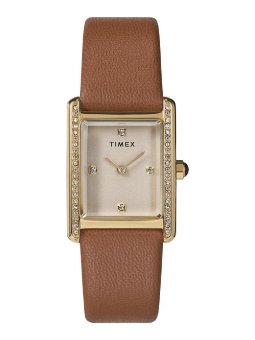 TIMEX Analogt ur 'Hailey'  brun / guld