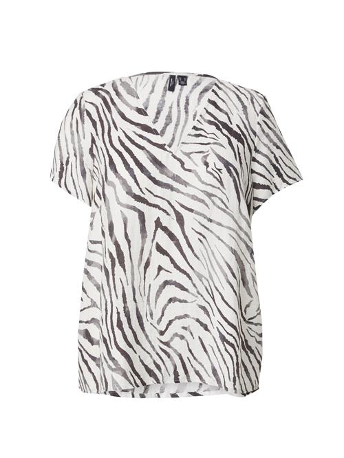 Vero Moda Curve Bluse 'VMCDORA'  sort / hvid