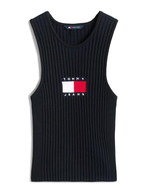Tommy Jeans Sticktop  mørkerød / sort / hvid