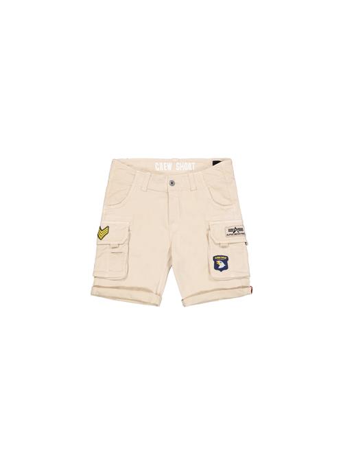 ALPHA INDUSTRIES Cargobukser  sort / uldhvid
