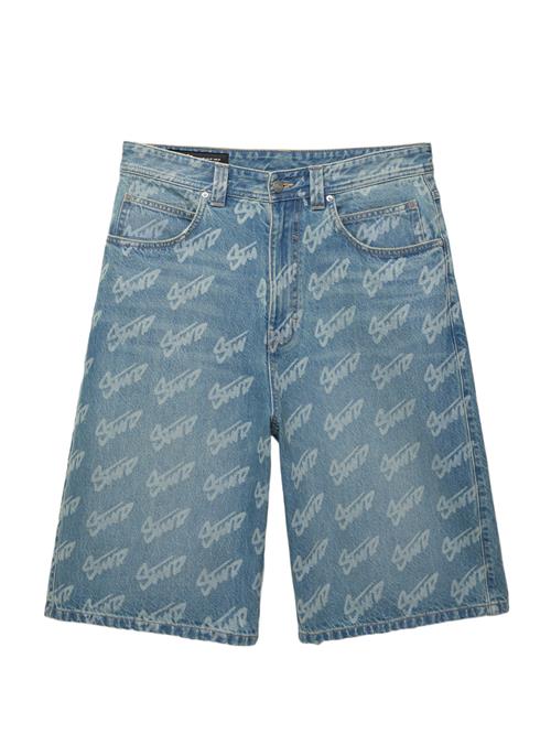 Pull&Bear Jeans 'STWD'  blue denim / hvid