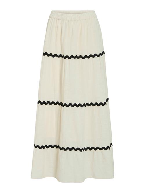 VILA Nederdel 'VIManda'  beige / sort