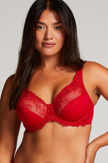 Hunkemöller Ikke-formstøbt bøjle-bh Diva Rød