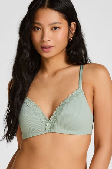 Hunkemöller Formstøbt bh uden bøjle Lola Grøn