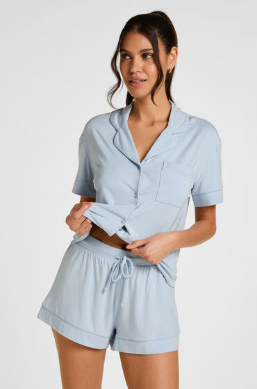 Hunkemöller Jerseyshorts Essential Blå