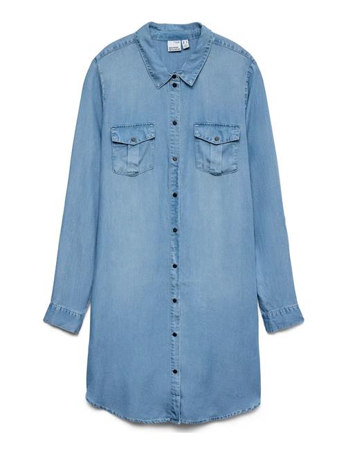 Vero Moda | Vmsigga Ls Short Dress Lt Bl Ga Noos | L