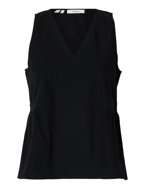 Selected | Slwblair Sl V-Neck Peplum Top Noos | 34