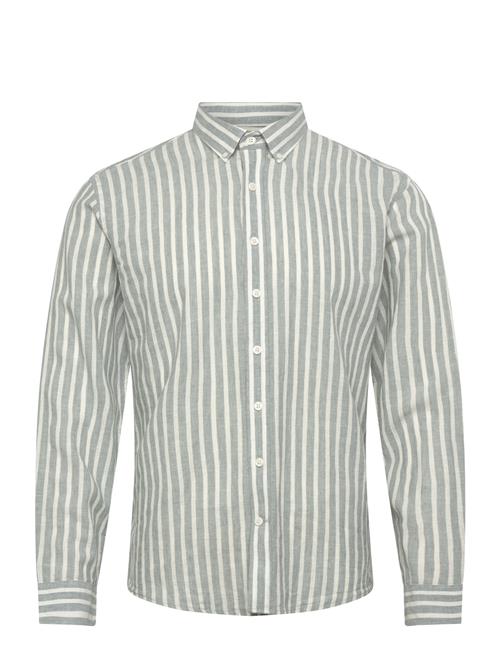 Lindbergh | Wide Striped Cotton/Linen Shirt L/S | S