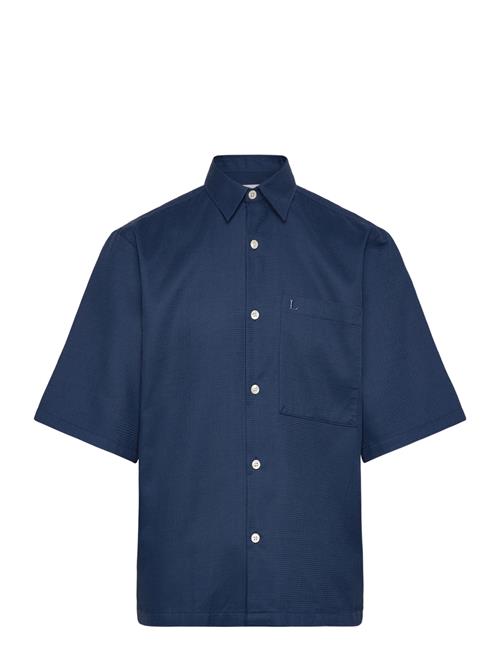 Lindbergh | Solid Dobby Cotton Shirt S/S | XXL