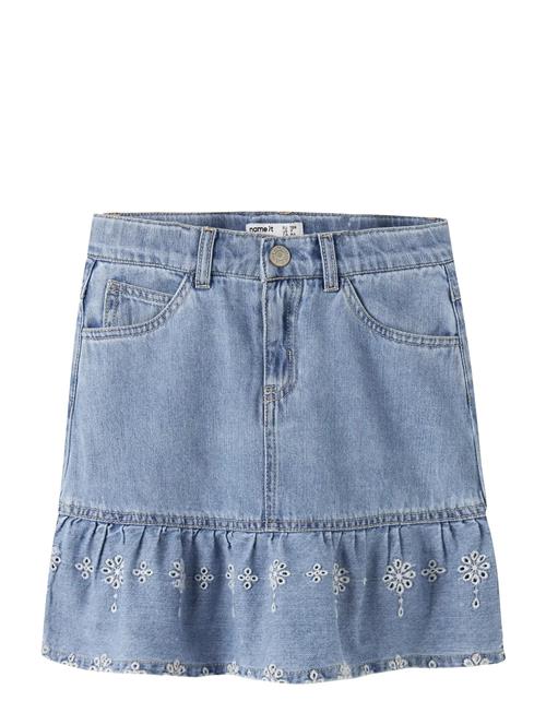 name it | Nkfhallie Dnm Anglaise Skirt 1026-Ov H | 128