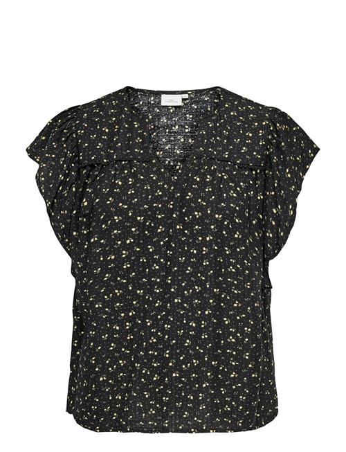 ONLY Carmakoma | Caralberthe S/S V-Neck Top Aop | 44