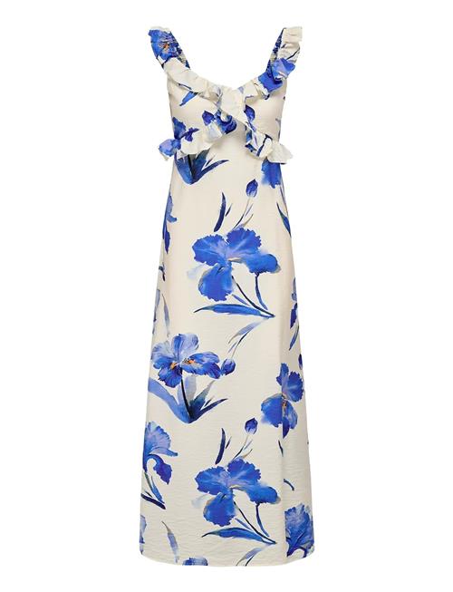 ONLY | Onlhyaci S/L Frill Long Aop Dress Wvn | M