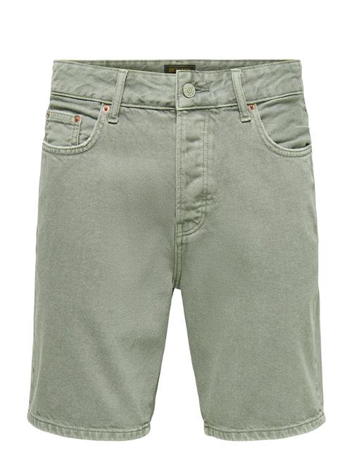 ONLY & SONS | Onsedge Green 7979 Tai Dnm Shorts Noos | M