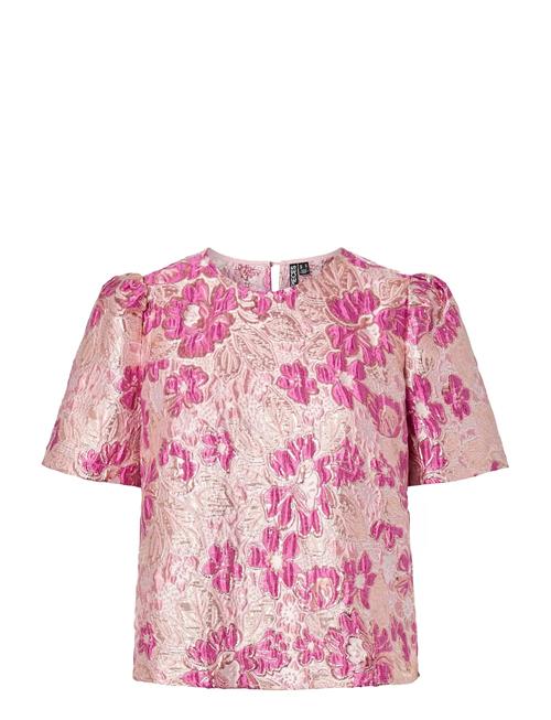 Pieces | Pcamelia Ss Jaquard Top D2D Pp | XL