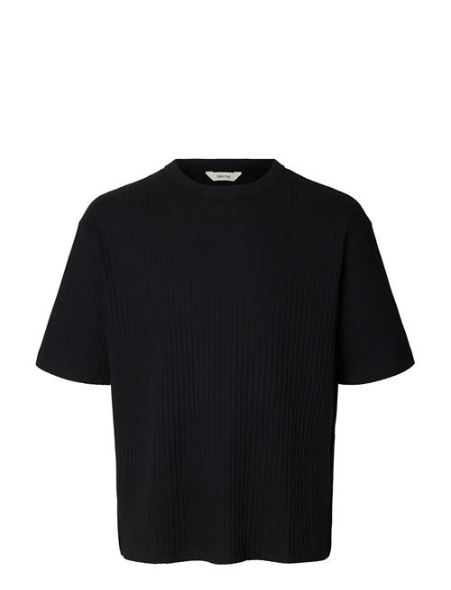 Selected | Slmrelaxsimon Ribbed Ss Tee | L