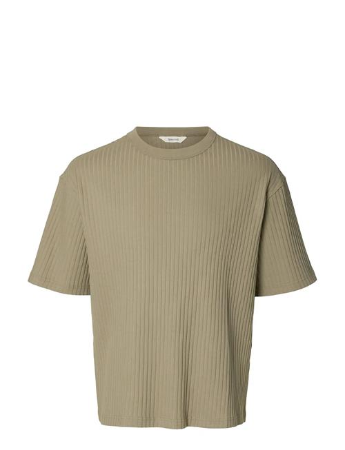 Selected | Slmrelaxsimon Ribbed Ss Tee | M