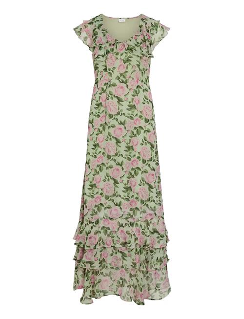 Vila | Vimarigold C/S V-Neck Maxi Dress/Dc/Ka | 34