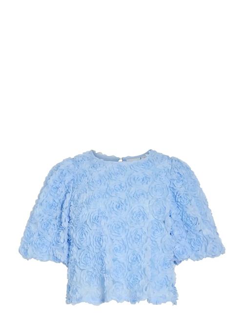 Vila | Viglory S/S O-Neck Top/Dc/Ka | 40