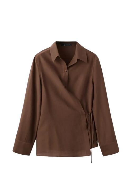 Mango | Wrap Shirt With Bow | M