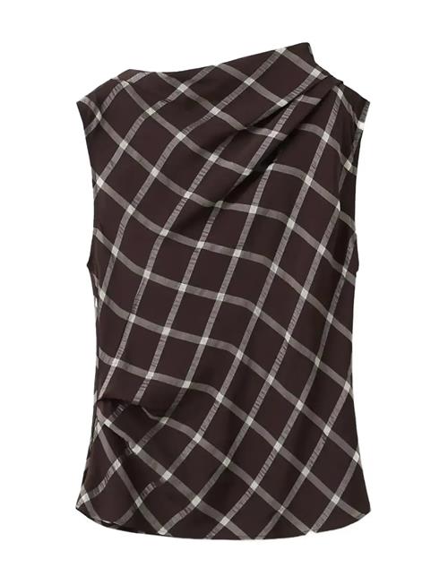 Mango | Fitted Top With Draped Neckline | L