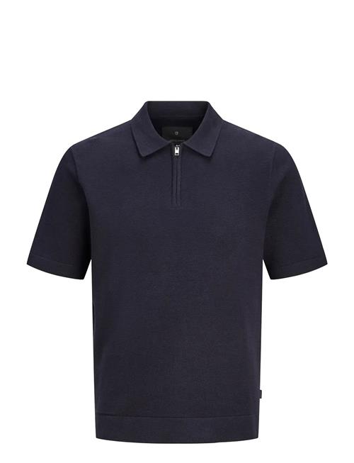 Jack & Jones | Jprblamilano Spring Knit Zip Polo Ss Sn | XXL
