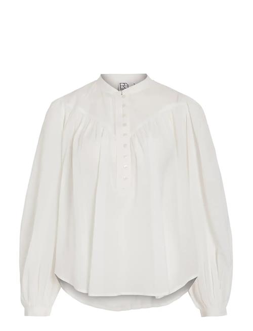 ROUGE EDIT | Rousally L/S China Collar Shirt | 38