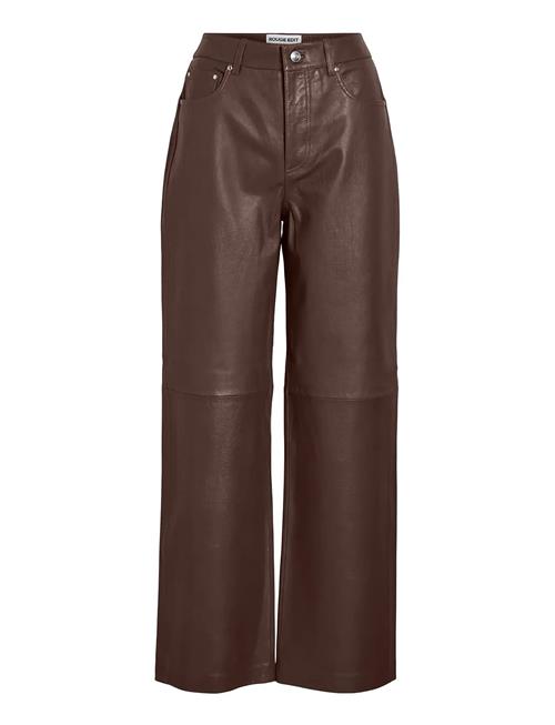 ROUGE EDIT | Roucamely Hw S/F Leather Trouser | 38
