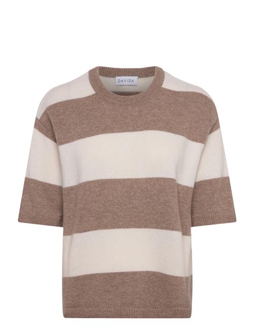 Davida Cashmere | Boxy T-Shirt Striped | XL