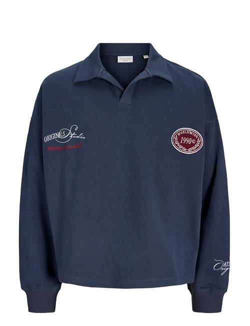 Jack & Jones | Jorsavona Sweat Split Neck Badge Ls Polo | S