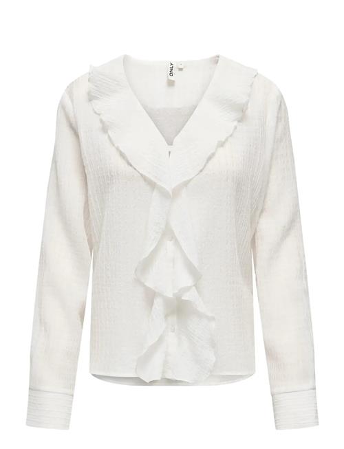 ONLY | Onlisa Ls V-Neck Frill Top Wvvn | M
