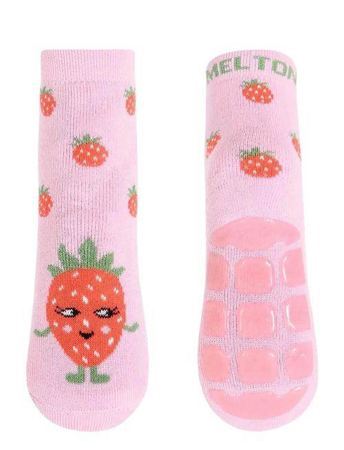 Melton | Strawberry Socks - Anti-Slip | 20/22
