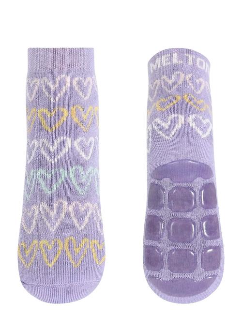 Melton | Doodle Heart Socks - Anti-Slip | 27/30