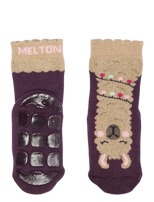 Melton | Llama Socks - Anti-Slip | 17/19