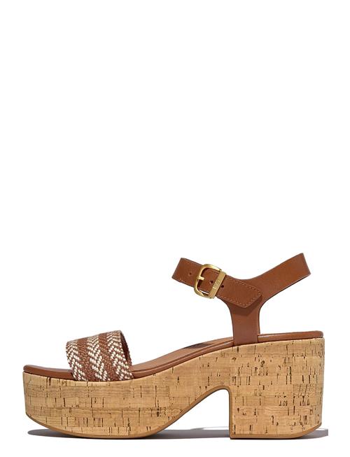 FitFlop | Platfforms V-Weave/Leather Heeled A/Strap Sandals | 39