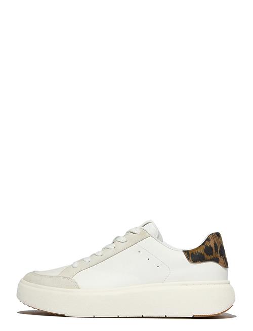 FitFlop | Rtg Leopard-Backtab Leather/Suede Sneakers | 36