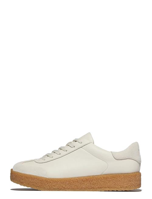 FitFlop | Rally T-Toe Leather/Suede Crepe Sneakers | 36