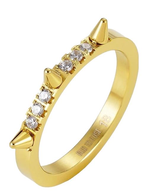 Bud to rose | Crown Spike Ring Clear/Silver | ONE SIZE