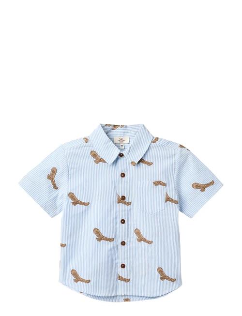 Copenhagen Colors | Seersucker Shirt W. Emb | 116