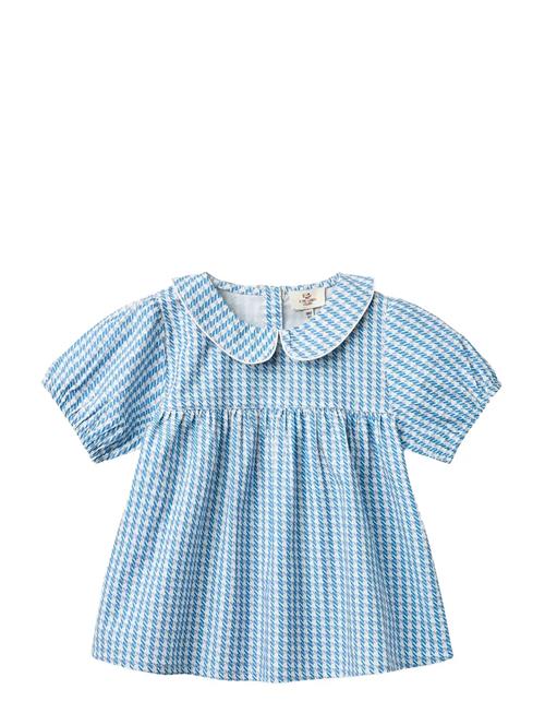 Copenhagen Colors | Houndstooth Blouse W. Collar | 104