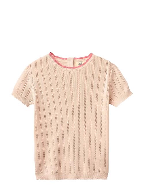 Copenhagen Colors | Knitted Pointelle Ss Blouse | 128