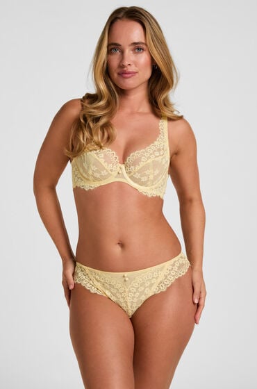 Hunkemöller Brasiliansk trusse Daisy Gul