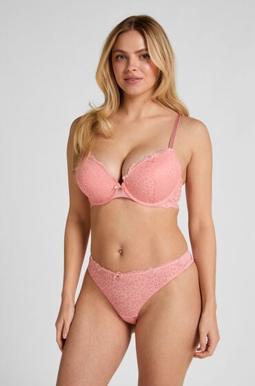 Hunkemöller G-streng Marine Lyserød