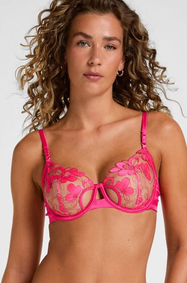 Hunkemöller Uforet Bøjle-BH Bearice Lyserød
