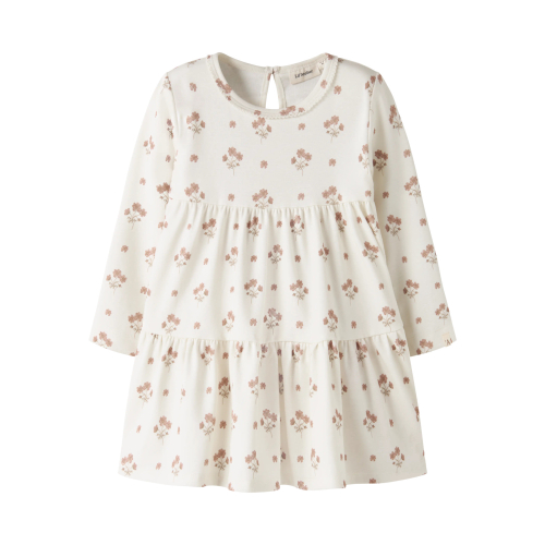 LIL ATELIER Kjole Layo Sif Coconut Milk Flower Pink