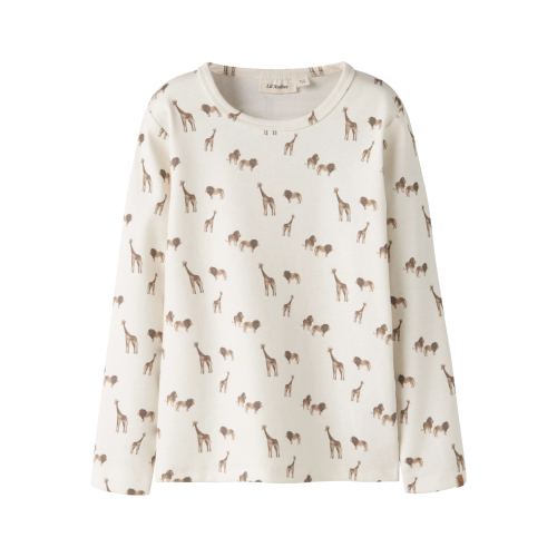 LIL ATELIER Bluse Layo Geu Coconut Milk Lion